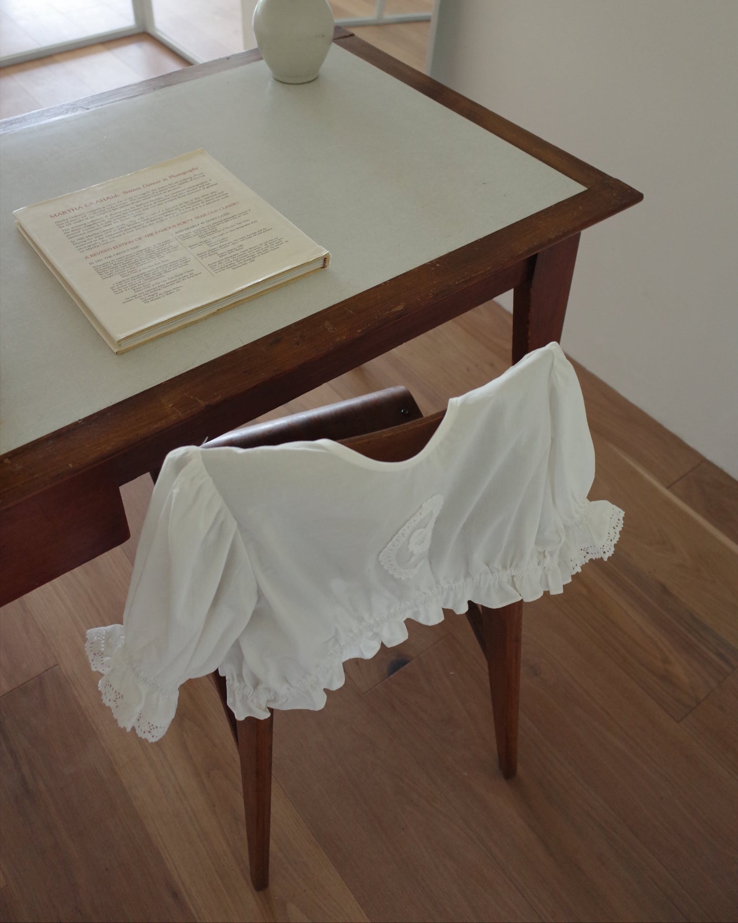Rose Lace Blouse / White