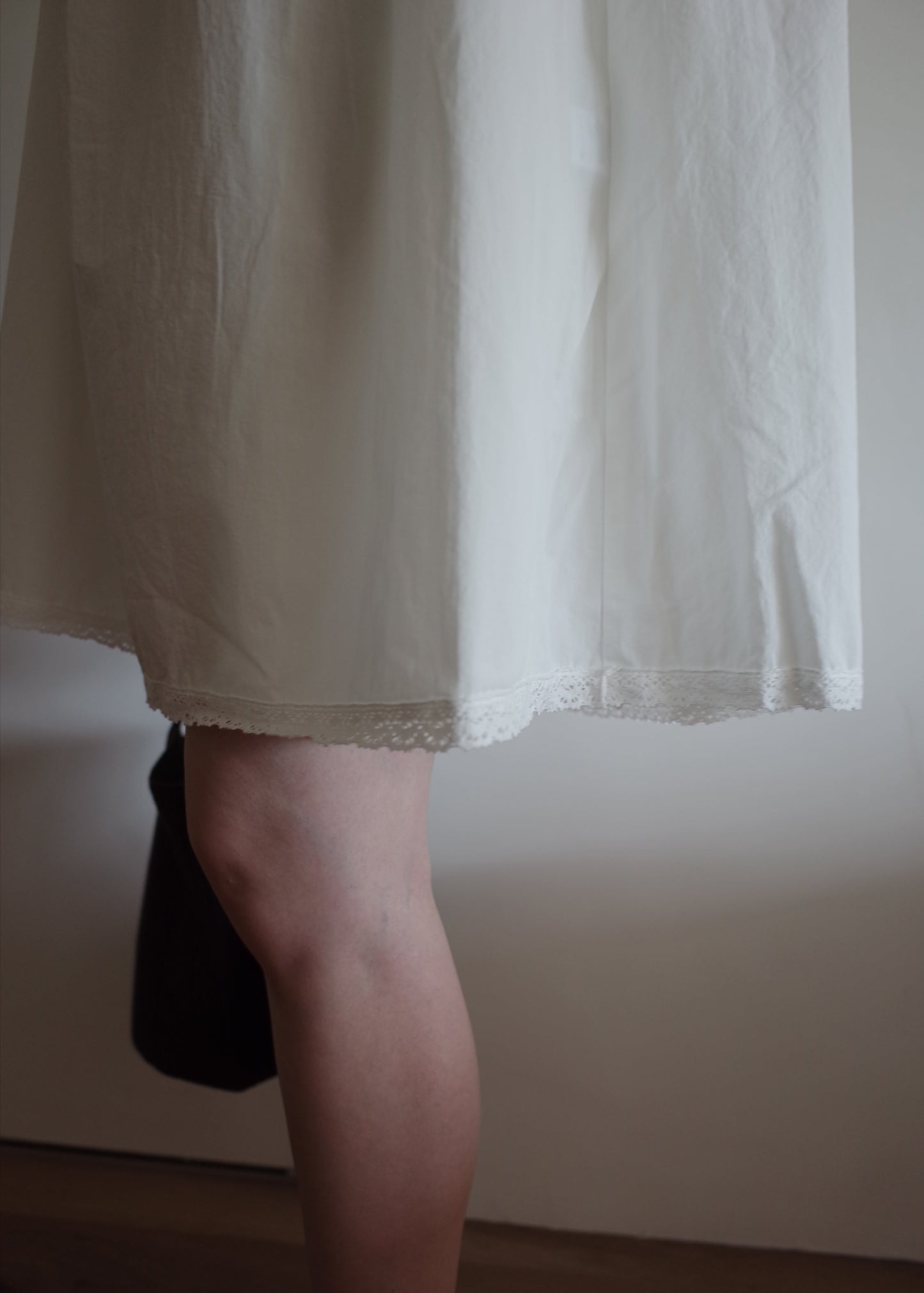 Rose Lace Dress / White