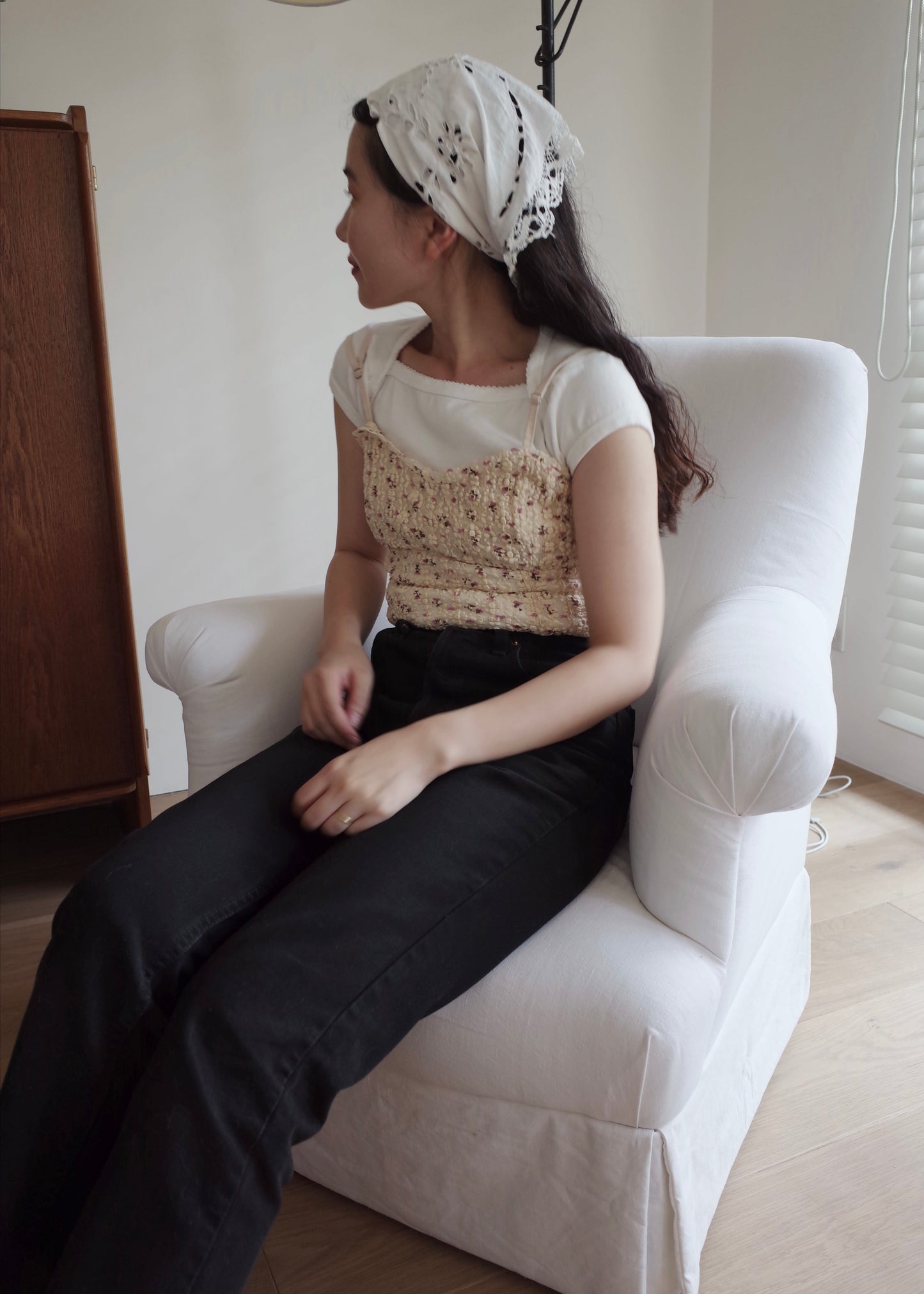 Petite Flower Lace Camisole